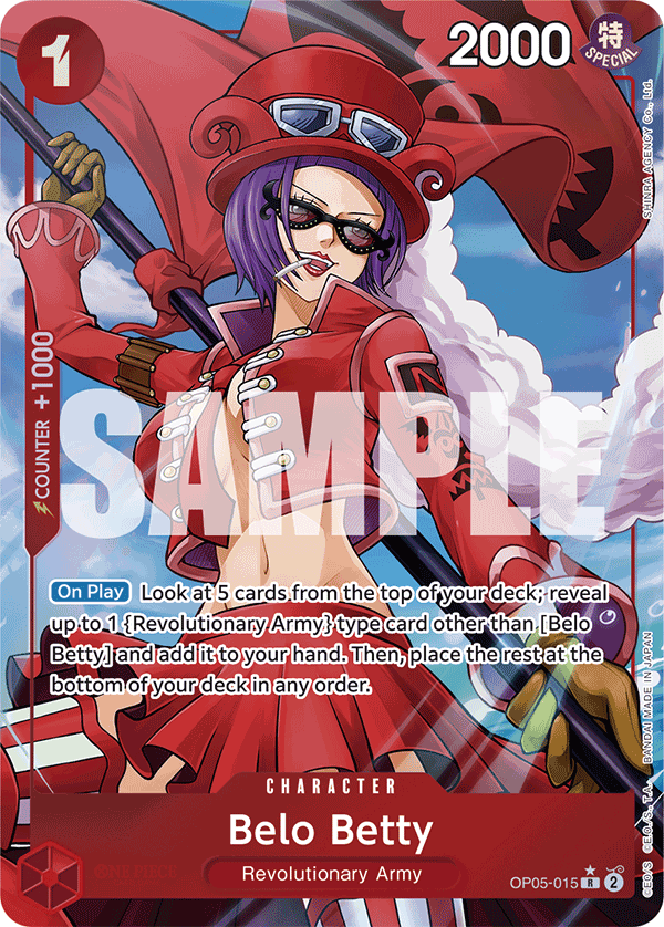 Belo Betty (Alternate Art) OP05-015 One Piece card