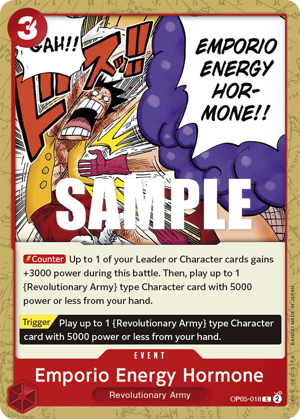 Emporio Energy Hormone OP05-018 One Piece card