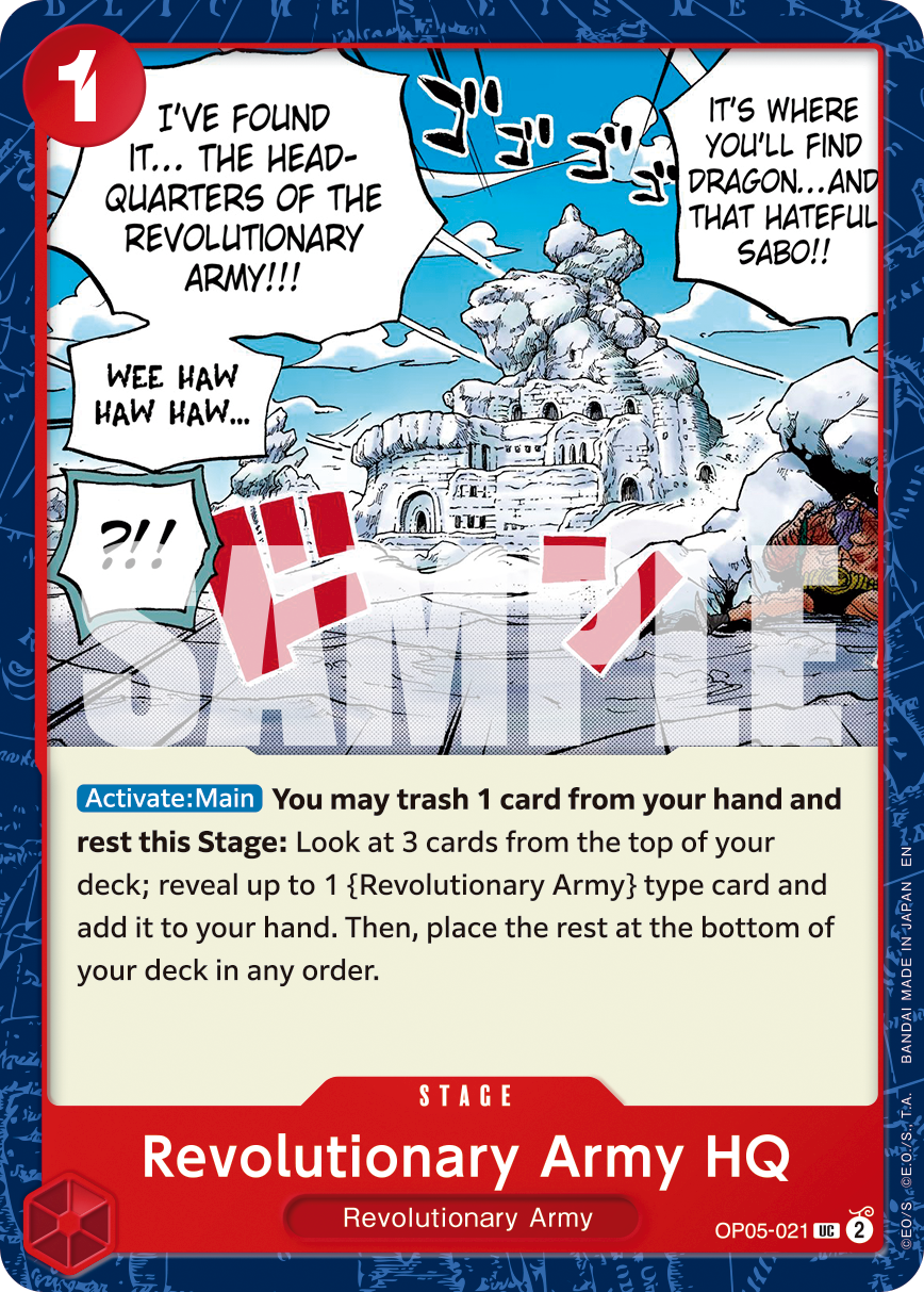 Revolutionary Army HQ (Reprint) OP05-021 One Piece card