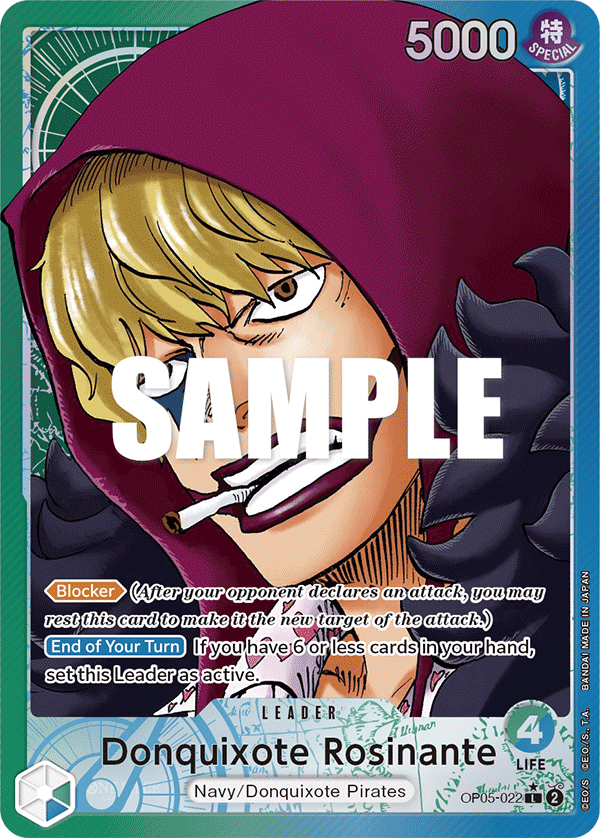Donquixote Rosinante (022) (Alternate Art) OP05-022 One Piece card
