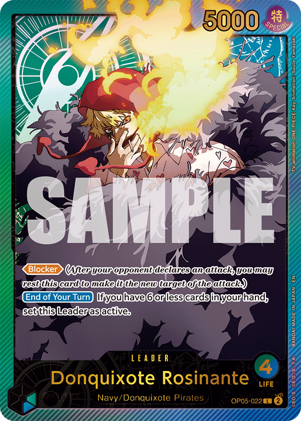 Donquixote Rosinante (SPR) OP05-022 One Piece card