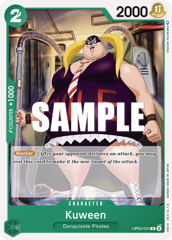 Kuween OP05-024 One Piece card