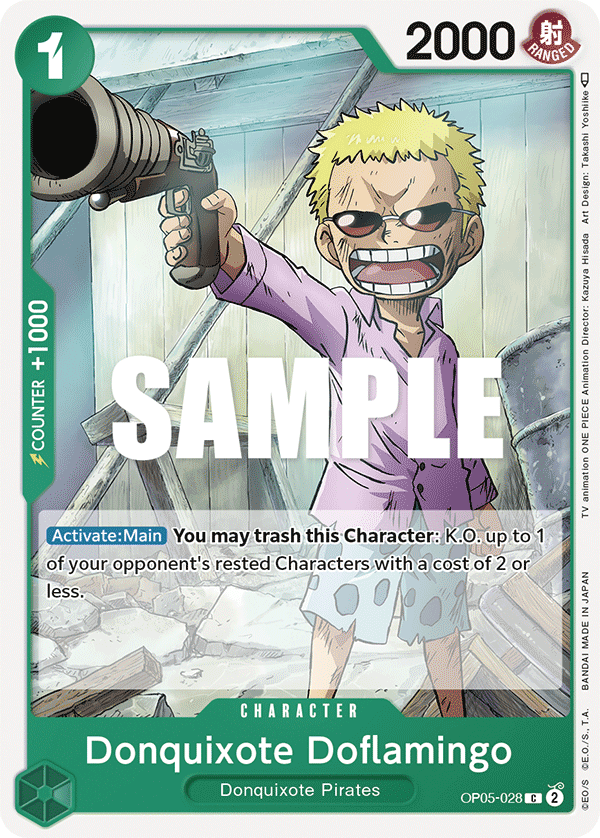 Donquixote Doflamingo (028) OP05-028 One Piece card