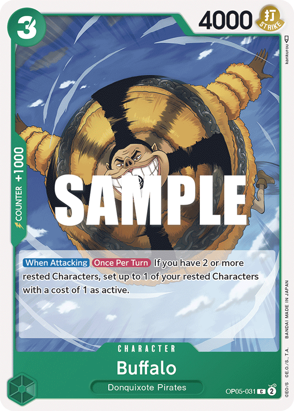 Buffalo OP05-031 One Piece card