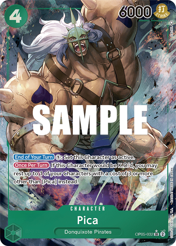 Pica (Alternate Art) OP05-032 One Piece card