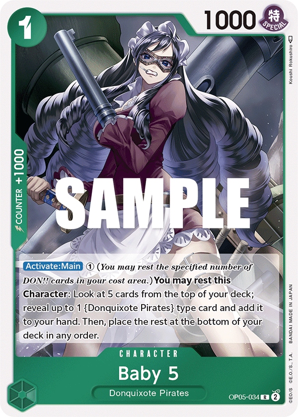 Baby 5 (034) OP05-034 One Piece card