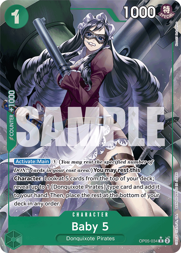 Baby 5 (OP05-034) (Full Art) OP05-034 One Piece card