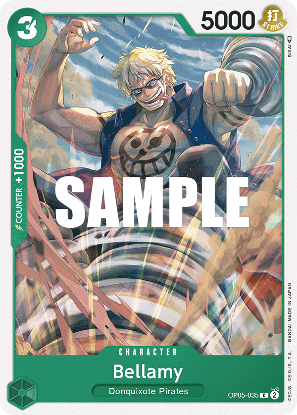 Bellamy OP05-035 One Piece card