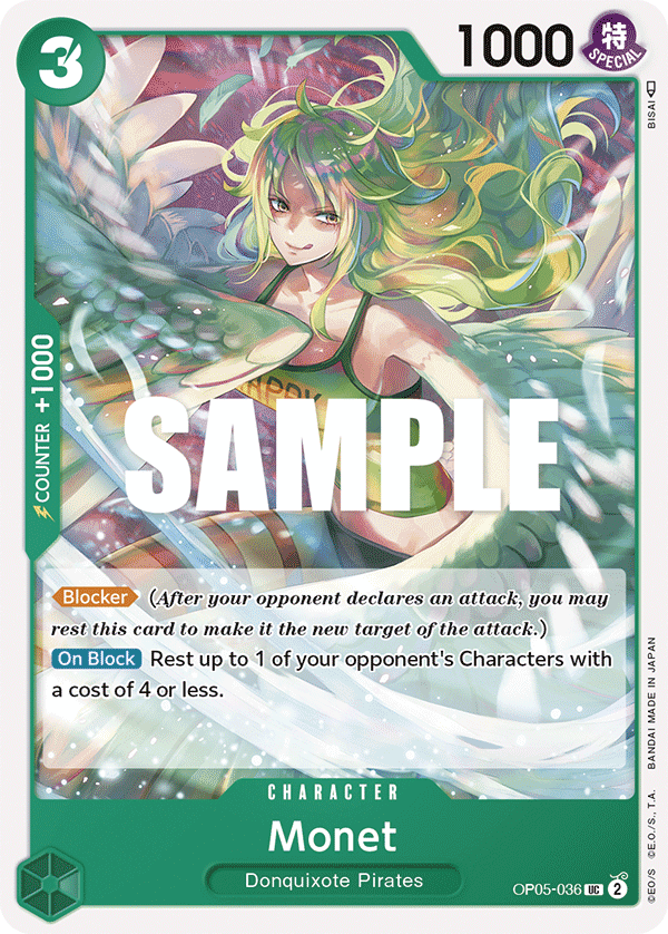 Monet OP05-036 One Piece card