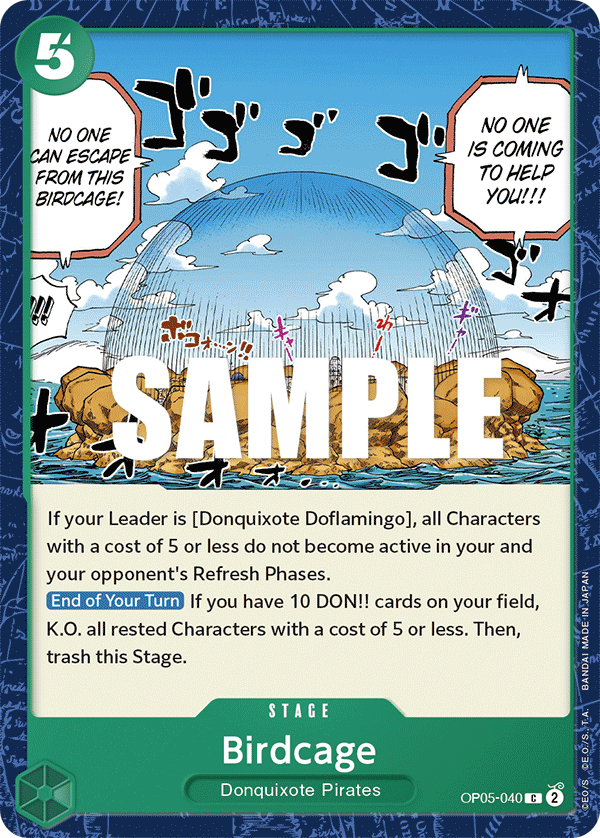 Birdcage OP05-040 One Piece card
