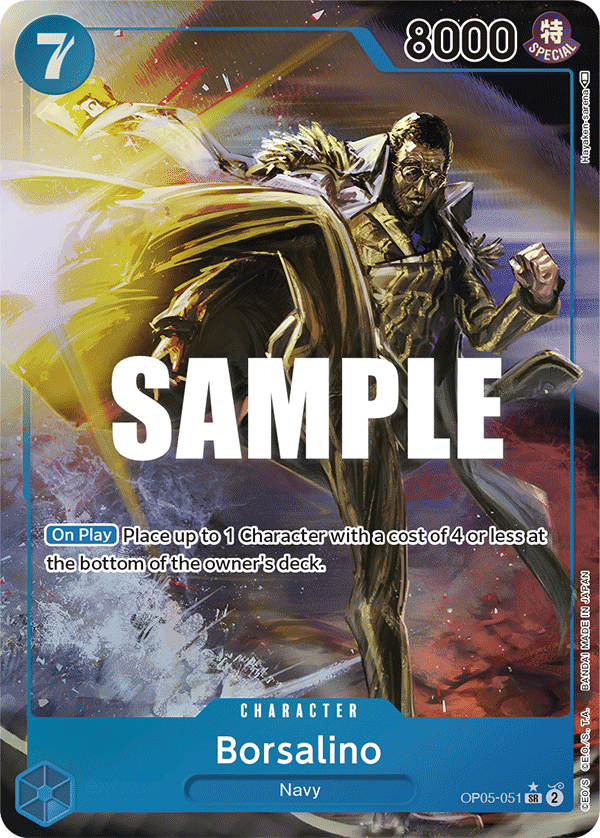 Borsalino (Alternate Art) OP05-051 One Piece card