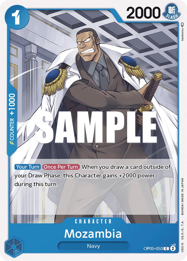 Mozambia OP05-053 One Piece card