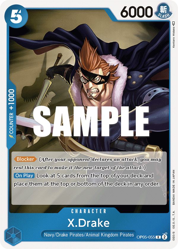 X.Drake OP05-055 One Piece card
