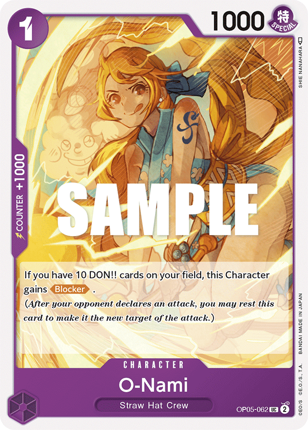 O-Nami OP05-062 One Piece card