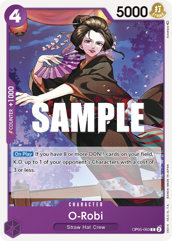 O-Robi OP05-063 One Piece card