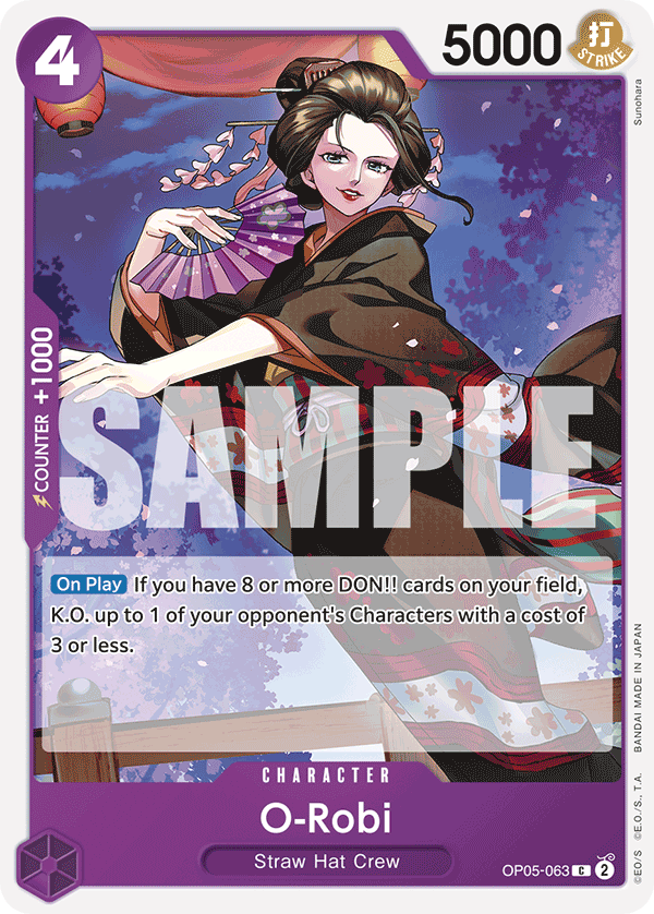 O-Robi OP05-063 One Piece card