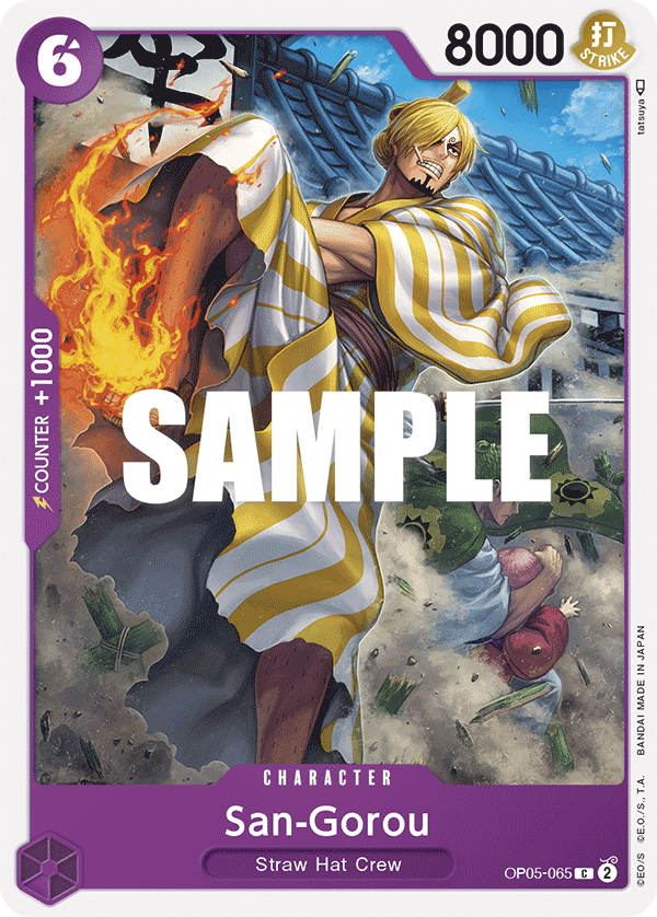 San-Gorou OP05-065 One Piece card