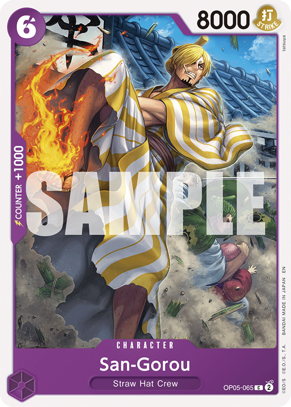 San-Gorou (Reprint) OP05-065 One Piece card