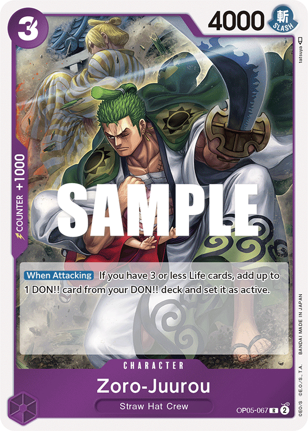 Zoro-Juurou OP05-067 One Piece card