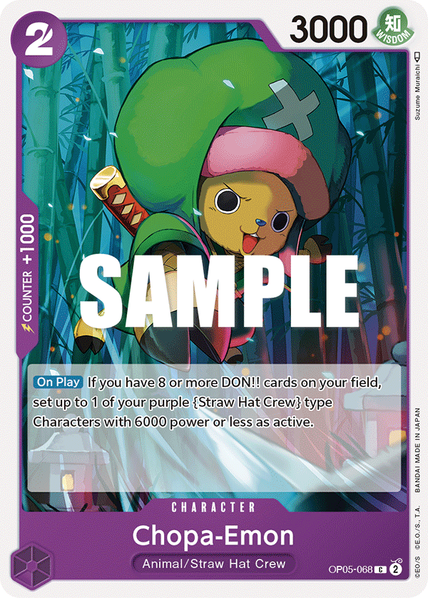 Chopa-Emon OP05-068 One Piece card