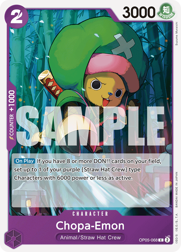 Chopa-Emon OP05-068 One Piece card