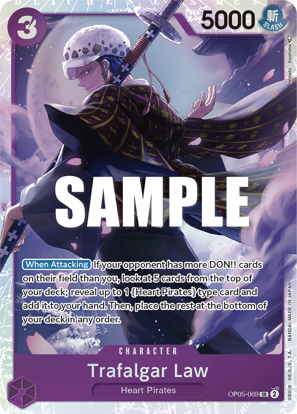 Trafalgar Law (069) OP05-069 One Piece card