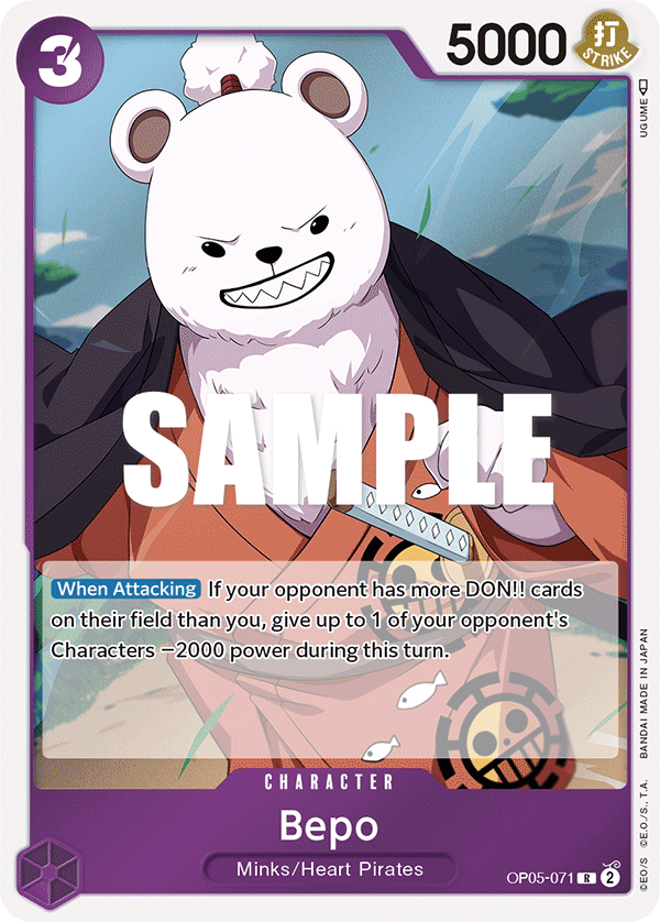 Bepo OP05-071 One Piece card