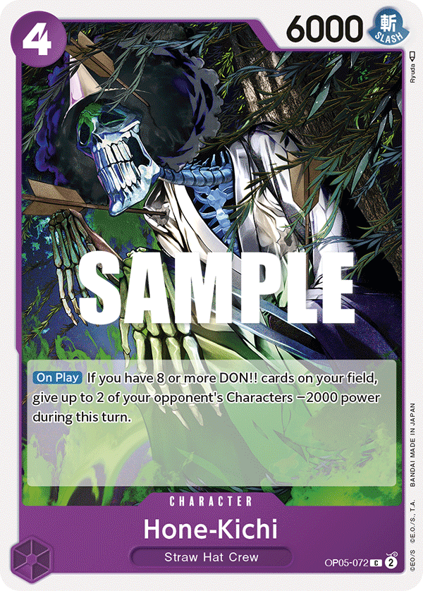Hone-Kichi OP05-072 One Piece card
