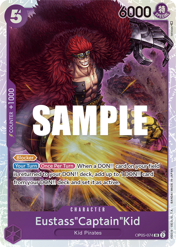 Eustass"Captain"Kid OP05-074 One Piece card