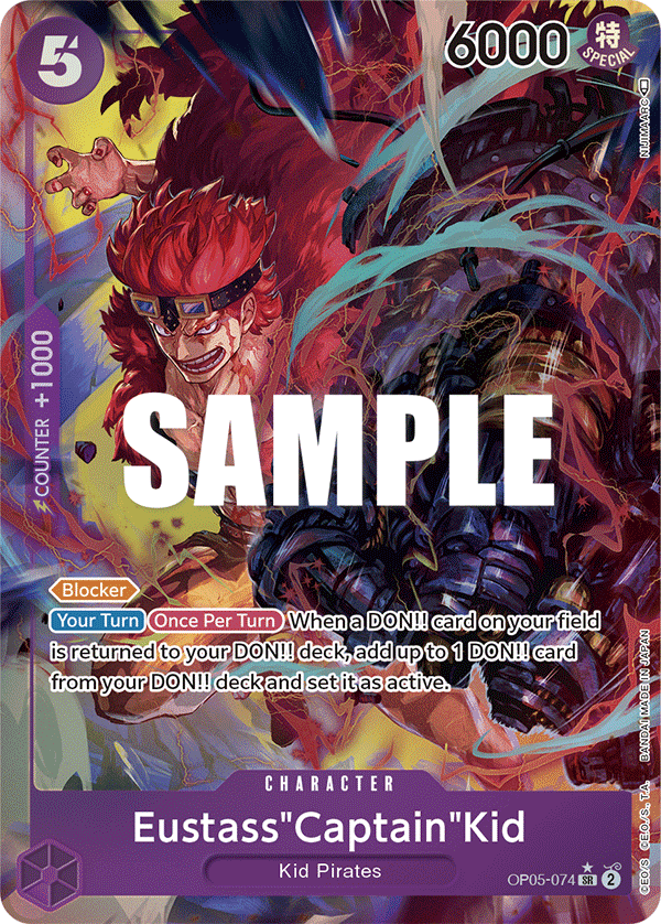 Eustass"Captain"Kid (Alternate Art) OP05-074 One Piece card