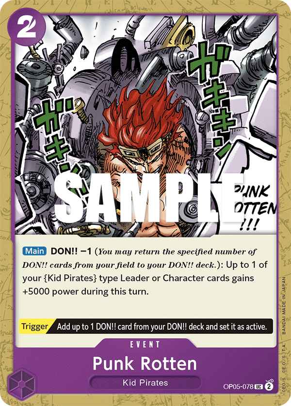 Punk Rotten OP05-078 One Piece card
