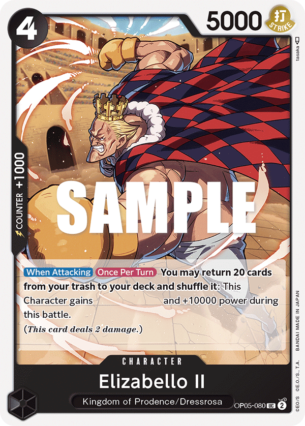 Elizabello II OP05-080 One Piece card
