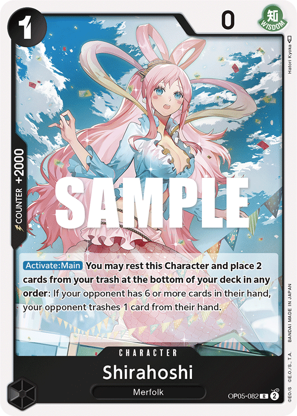 Shirahoshi OP05-082 One Piece card