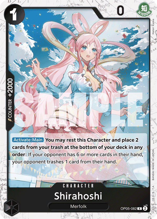 Shirahoshi (OP05-082) (Jolly Roger Foil) OP05-082 One Piece card