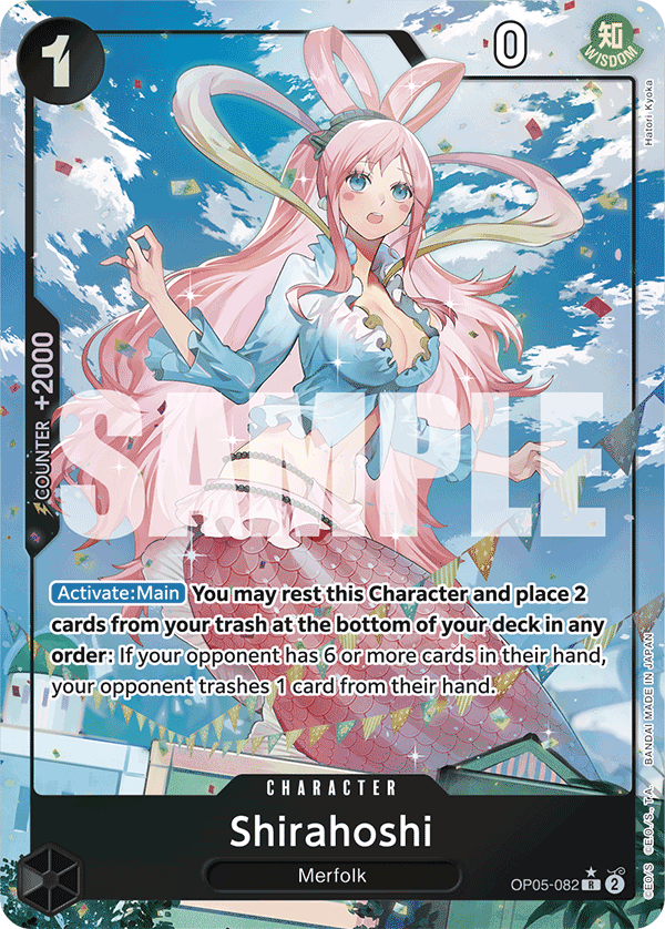 Shirahoshi (OP05-082) (Full Art) OP05-082 One Piece card