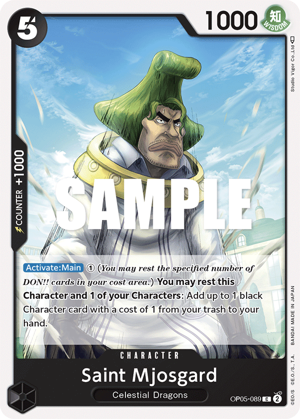 Saint Mjosgard OP05-089 One Piece card
