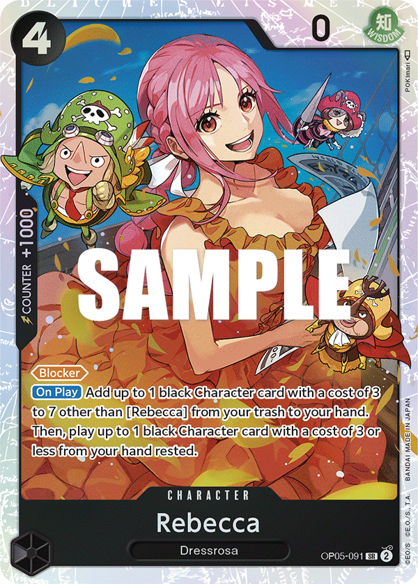 Rebecca OP05-091 One Piece card