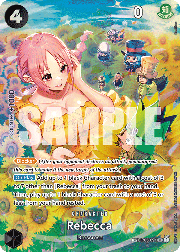 Rebecca (SP) OP05-091 One Piece card