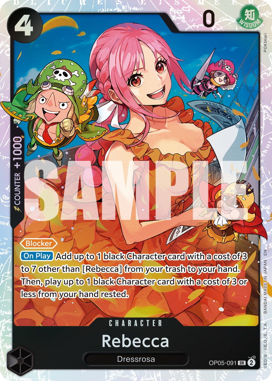 Rebecca (Reprint) OP05-091 One Piece card