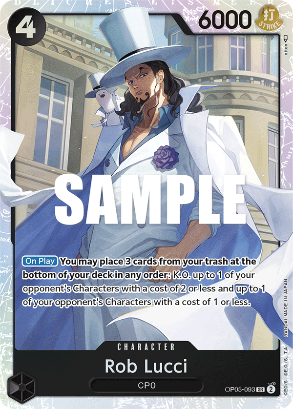 Rob Lucci (093) OP05-093 One Piece card