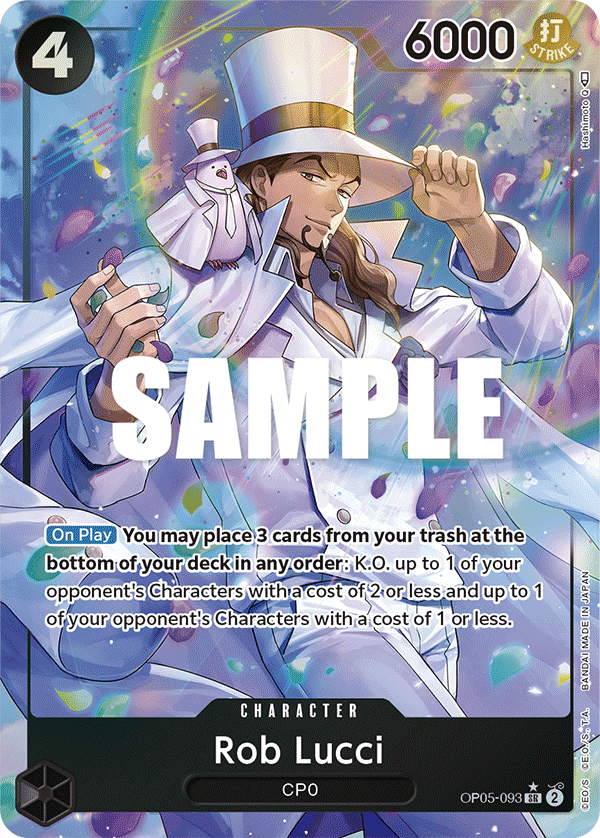 Rob Lucci (093) (Alternate Art) OP05-093 One Piece card
