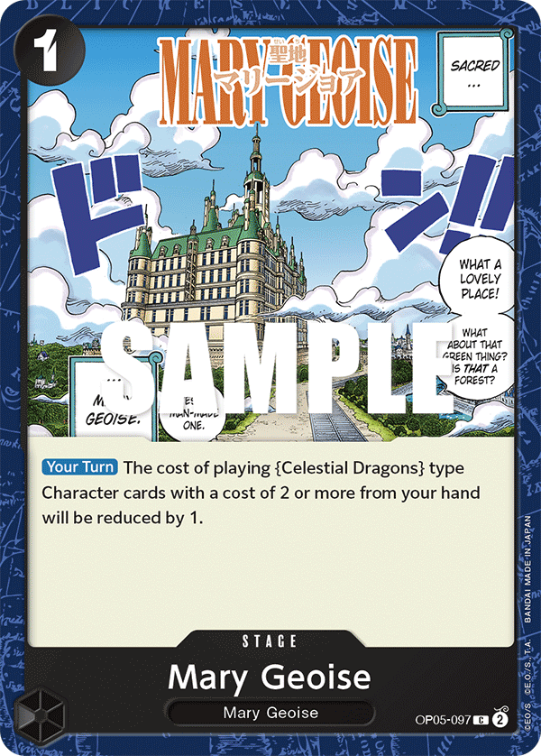 Mary Geoise OP05-097 One Piece card