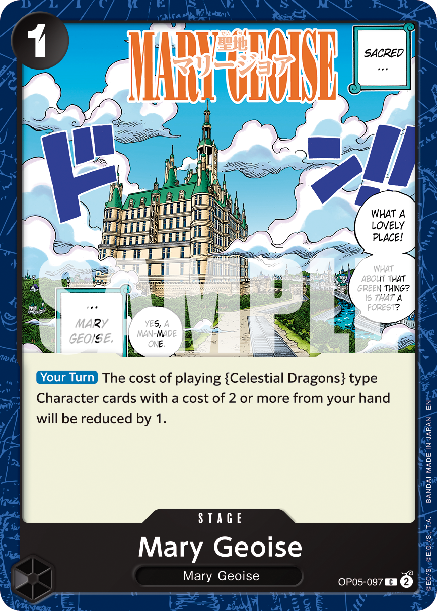 Mary Geoise (Reprint) OP05-097 One Piece card