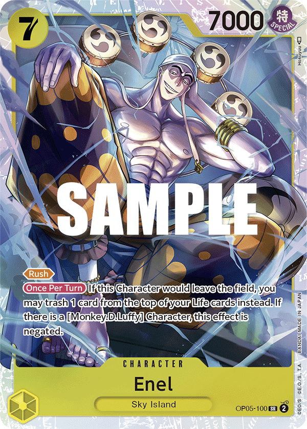 Enel (100) OP05-100 One Piece card
