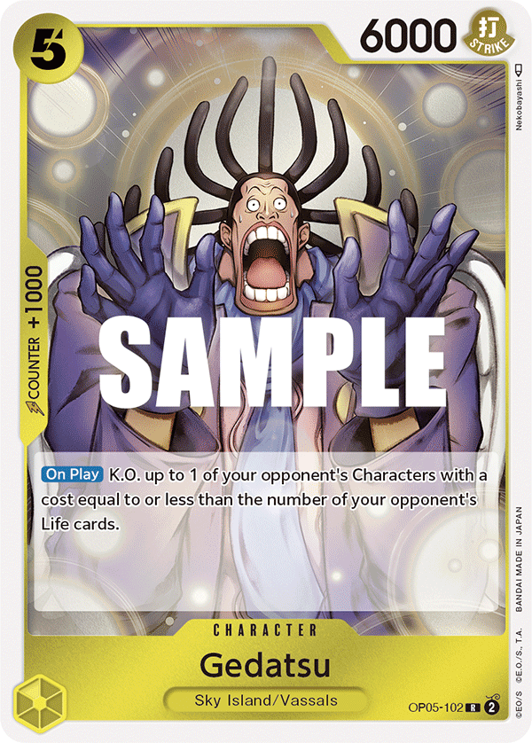 Gedatsu OP05-102 One Piece card