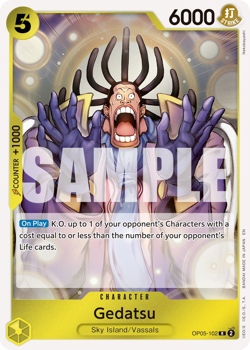 Gedatsu (Reprint) OP05-102 One Piece card