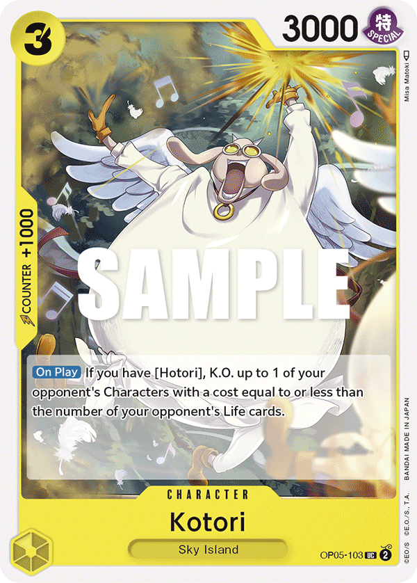 Kotori OP05-103 One Piece card