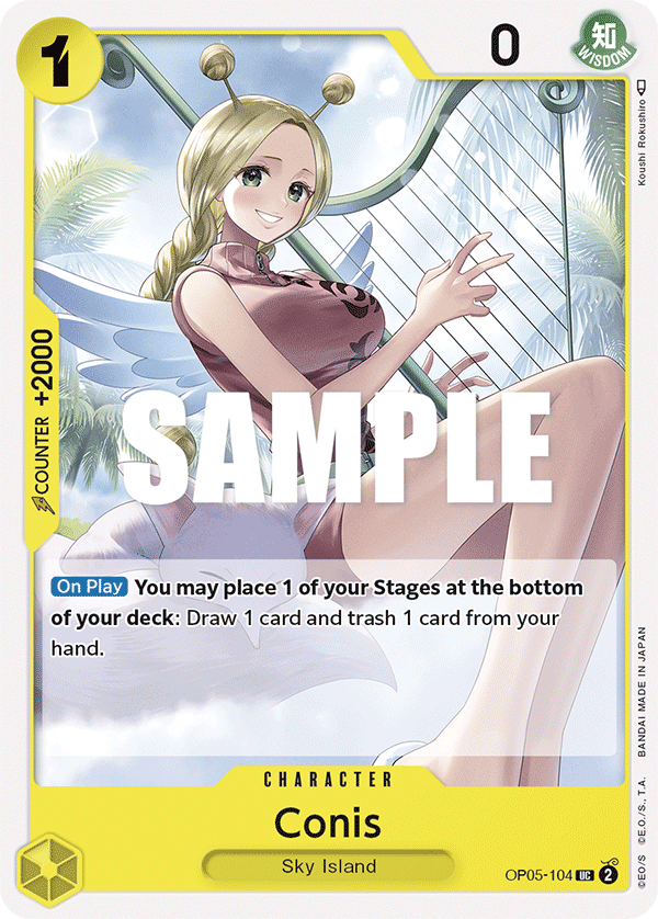 Conis OP05-104 One Piece card
