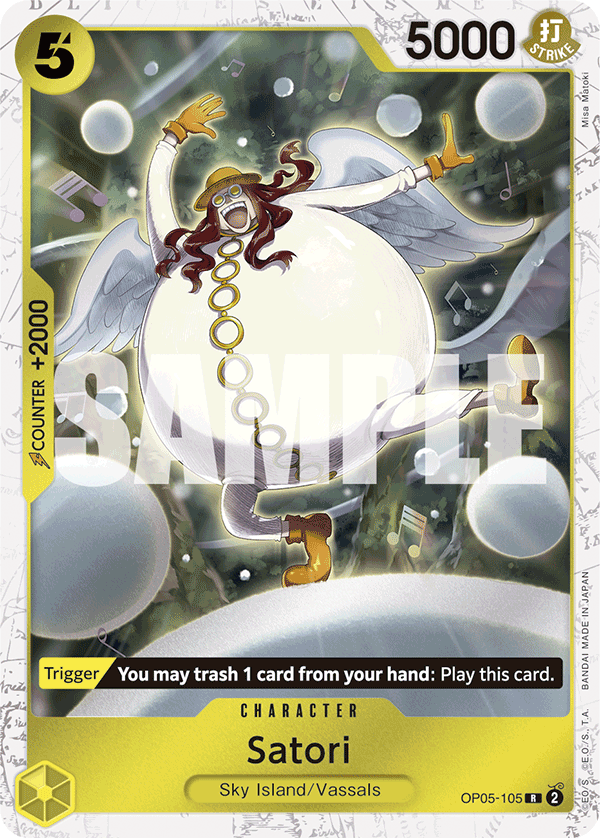 Satori (Jolly Roger Foil) OP05-105 One Piece card