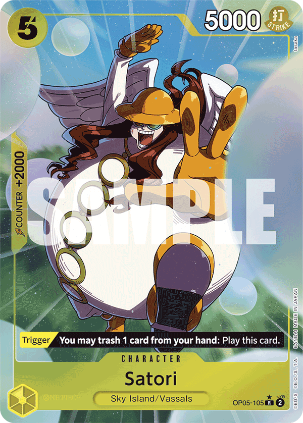 Satori (Alternate Art) OP05-105 One Piece card
